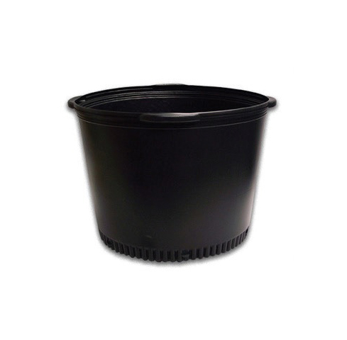 25 Gallon Whiteridge Nursery Pot Black 5/sleeve - Nursery Containers